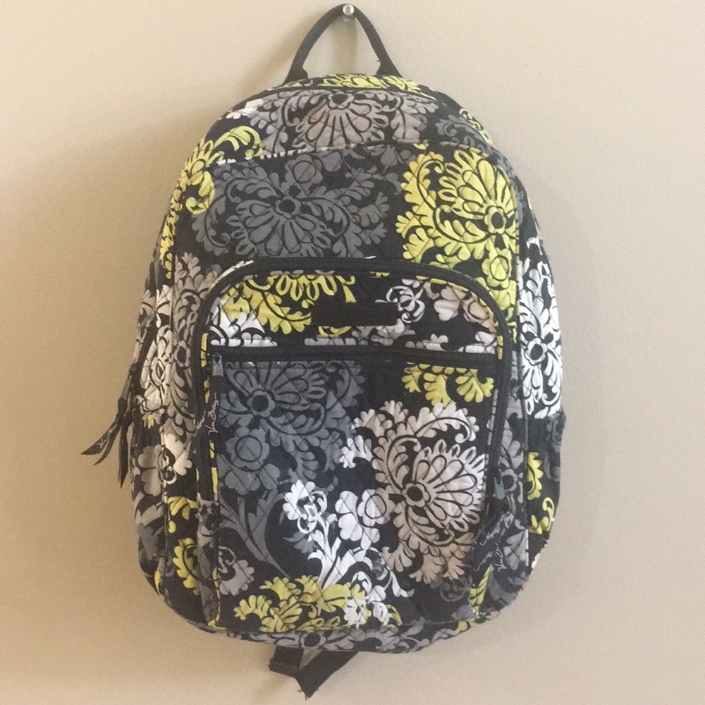 Vera Bradley Large Quilted Backpack Laptop Bag